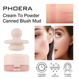 Phoera Cream To Powder Canned Blush Mud