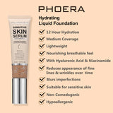 Phoera Hydrating Skincare Foundation Testers