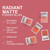 Phoera Radiant Matte Powder Blush