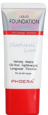 Phoera Velvety Matte Cover Liquid Foundation