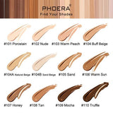 Phoera Velvety Matte Cover Liquid Foundation
